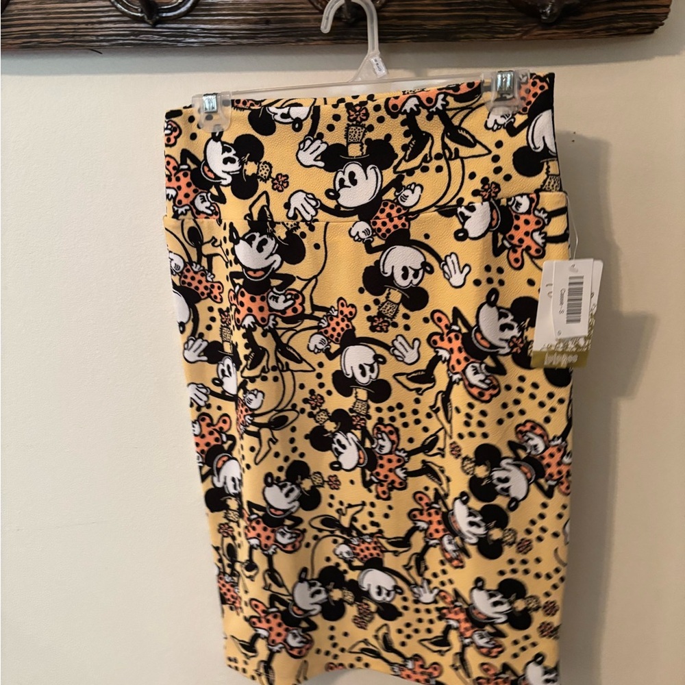 LuLaRoe Gold and Black Pencil Skirt Casual Resort Wear